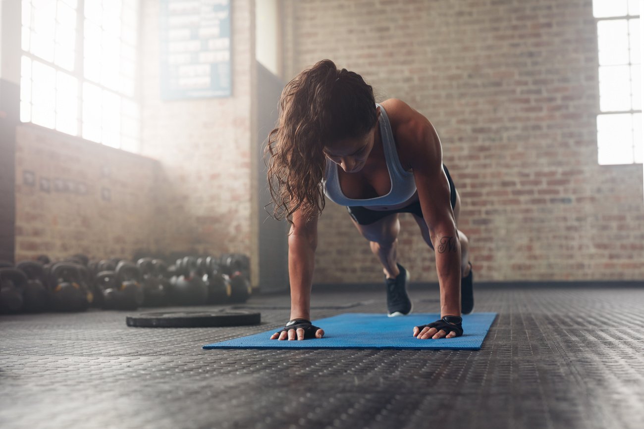 Young Muscular Woman